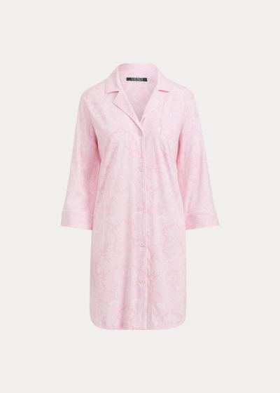 Women's Ralph Lauren Cotton Sleep Shirt | 458021CFR